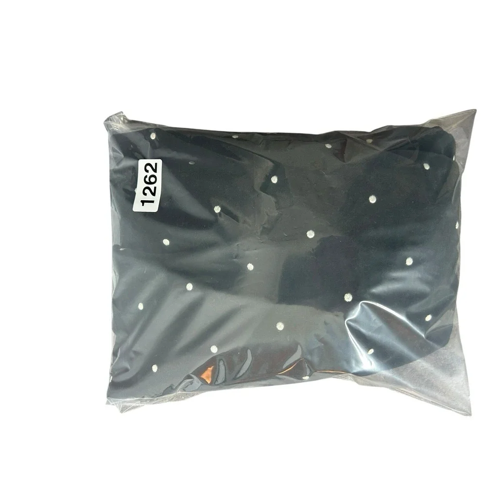 Gymboree Girls 12-18 Months Holiday Pictures Line Black Dot Velveteen Dress new